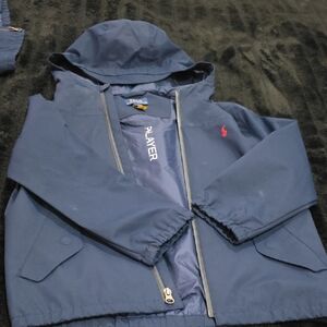 Polo by Ralph Lauren Kids Navy Hooded Raincoat